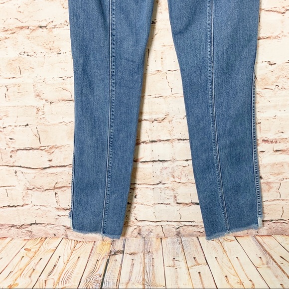 Mcguire Lido Step Fray High Rise Crop Jeans - Picture 5 of 10